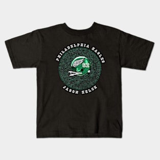 Jason Kelce Philadelphia eagles Helmet Kids T-Shirt